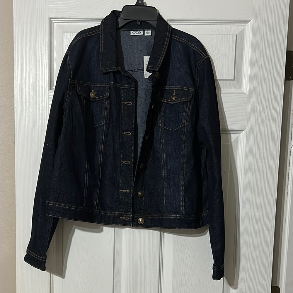 Women’s Dark Blue Denim CATO Jacket Size: XL